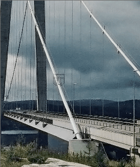 Cina orientale: vibrazioni ponte sospeso