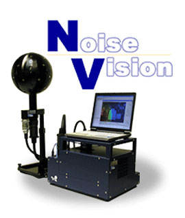 Nittobo Noise VIsion: Immagini acustiche 3D con metodo Beamforming, incluso DAQ 48 canali (31 microfoni + 12 telecamere), Software 
